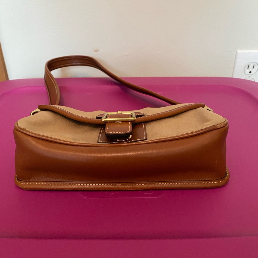 Coach tweed/leather bag - Picture 4 of 5